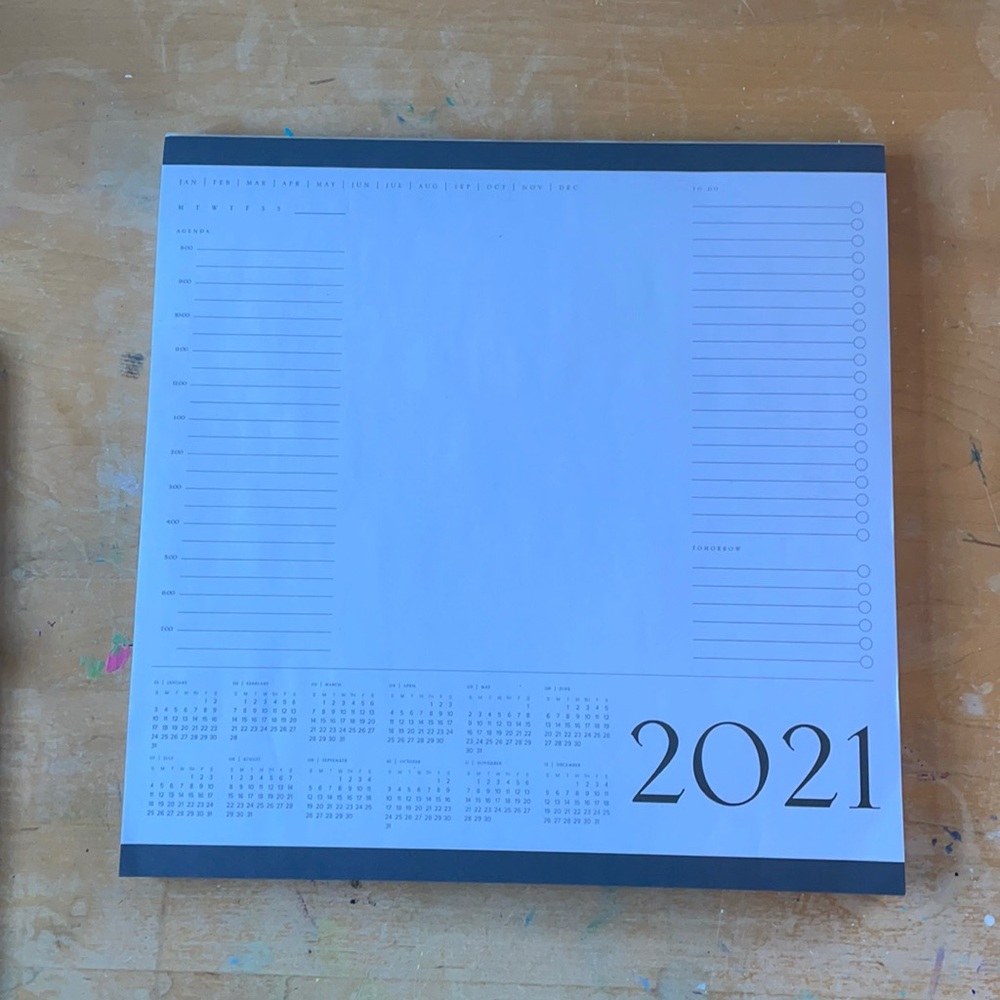 2021 tear off daily calendar